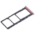 For Infinix Hot 10i X659B SIM Card Tray + SIM Card Tray + Micro SD Card Tray (Gold)