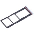For Infinix Hot 11 X662 SIM Card Tray + SIM Card Tray + Micro SD Card Tray (Silver)