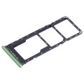 For Infinix Hot 12 X6817 SIM Card Tray + SIM Card Tray + Micro SD Card Tray (Green)