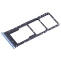 For Infinix Note 12 4G X663 SIM Card Tray + SIM Card Tray + Micro SD Card Tray (Blue)