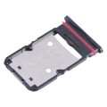 For Infinix Hot 20 5G X666 SIM Card Tray + SIM Card Tray + Micro SD Card Tray (Black)