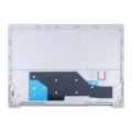 For Microsoft Surface Laptop 3 / 4 / 5 1979 1867 1868 1958 13.5 inch D-side Back Cover (Silver)