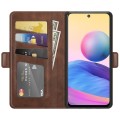 For Xiaomi Redmi Note 10 5G Dual-side Magnetic Buckle Horizontal Flip Leather Case with Holder & Car