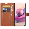 For Xiaomi Redmi Note 10 4G / Note 10S Litchi Texture Horizontal Flip Protective Case with Holder &