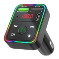 F2 Car FM Transmitter MP3 USB Charger Player with LED Backlight FM Transmitter with Bluetooth Transm