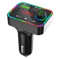 F4 Car MP3 Player FM Transmitter Colorful Backlight USB Charger Dual USB Car Accessories