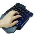 G7 37 Keys USB One-Handed Numeric Keyboard with Backlit, Cable Length: 1.8m