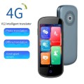 V12 4G Smart Voice Photo Scan Translator 4.0 Inch Touch Screen Wifi, Support Multi-language Offline