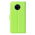 For Nokia G50 Litchi Texture Horizontal Flip Protective Case with Holder & Card Slots & Wallet(Green