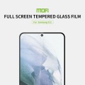 For Samsung Galaxy S22 5G MOFI 0.18mm Ultra-thin 9H 2.5D Full Screen Tempered Glass Film(Black)