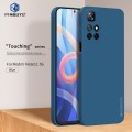 For Xiaomi Redmi Note 11 / Poco M4 Pro 5G PINWUYO Liquid Silicone TPU Phone Case(Blue)