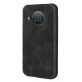For Nokia X10 / X20 Ring Holder PU Phone Case(Black)