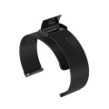 For Samsung Galaxy Gear S3 Milan Metal Steel Mesh Buckle Watch Band(Black)