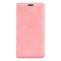 For Motorola Moto G71 5G Retro-skin Magnetic Suction Leather Phone Case(Pink)