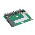 Half-Height mSATA Mini PCI-e SSD to 2.5in SATA3 Converter Adapter Card
