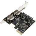 SATA PCI-E to ESATA Riser Card + SATA 3.0 6G PCIe to SATA Expansion Card