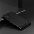 For Motorola Moto G200 5G / Edge S30 MOFI Gentleness Brushed Carbon Fiber Soft TPU Case(Black)