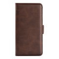 For TCL 30 SE/305/306 Dual-side Magnetic Buckle Leather Phone Case(Brown)