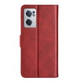 For OnePlus Nord CE 2 5G Dual-side Magnetic Buckle Leather Phone Case(Red)