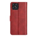 For Honor X8 Dual-side Magnetic Buckle Leather Phone Case(Red)