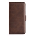 For Sony Xperia 10 IV Dual-side Magnetic Buckle Horizontal Flip Leather Phone Case(Brown)