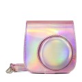 Aurora Oil Paint Full Body Camera PU Leather Case Bag with Strap for FUJIFILM instax mini 9 / mini 8