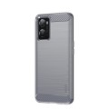 For OPPO A36 / A76 / Realme 9i MOFI Gentleness Brushed Carbon Fiber Soft TPU Case(Gray)