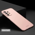 For Samsung Galaxy A73 5G MOFI Frosted PC Ultra-thin Hard Phone Case(Rose gold)