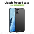 For OPPO Reno7 5G Global / Find X5 Lite MOFI Frosted PC Ultra-thin Hard Case(Blue)