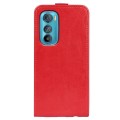 For Motorola Moto Edge 30 5G R64 Texture Vertical Flip Leather Phone Case(Red)