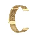 22mm Milan Metal Steel Mesh One Buckle Watch Band For Huawei GT3 Pro 46mm(Gold)