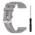 For Garmin Approach S62 22mm Silicone Sports Watch Band(Grey)