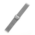 For Huawei Watch GT 3 Pro 43mm 20mm Milan Steel Mesh Double Buckle Watch Band(Silver)