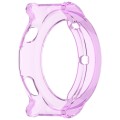 For Huawei GT 3 Pro 46mm TPU Transparent Hollow Watch Case(Purple)