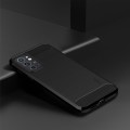 For OnePlus Nord 2T MOFI Gentleness Series Brushed Texture Carbon Fiber Soft TPU Case(Black)