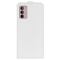 For Motorola Moto G42 R64 Texture Vertical Flip Leather Phone Case(White)