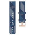For Huawei GT2 46mm 22mm Nylon Woven Watch Band(Blue)