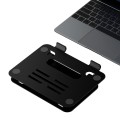 BONERUY P43P Folding Double-layer Aluminum Alloy Notebook Tablet Stand