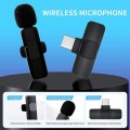 K9 2 in 1 Wireless Clip-on Auto Noise Cancelling Live Mini Microphone, Port: Type-C