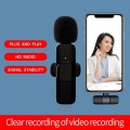 K9 2 in 1 Wireless Clip-on Auto Noise Cancelling Live Mini Microphone, Port: Type-C