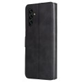 For Samsung Galaxy A13 5G JUNSUNMAY Calf Texture Leather Phone Case(Black)