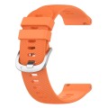 For Honor Magic Watch 2 46mm 22mm Solid Color Soft Silicone Watch Band(Orange)