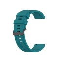For Honor Magic Watch 2 46mm 22MM Solid Color Soft Silicone Watch Band(Green)