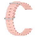 For Xiaomi MI Watch S1 Pro 22mm Ocean Style Silicone Solid Color Watch Band(Pink)