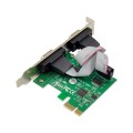 ST316 2 Ports RS232 To PCIE Converter Card AX99100 Chipset