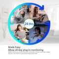 660 2.4 inch LCD Screen Baby Monitor, Two Way Talk, Sound Temperature Alarm Wireless Lullaby Music P