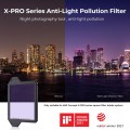 K&F CONCEPT SKU.1903 X-PRO Series Square Clear-Natural Night Filter Light Pollution Reduction Filter