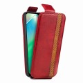 For Realme C33 Splicing Wallet Card Holder Vertical Flip Leather Phone Case(Red)