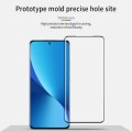 For Google Pixel 7 Pro MOFI 9H 3D Explosion-proof Curved Screen Tempered Glass Film(Black)
