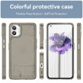For Nothing Phone 1 Candy Series TPU Phone Case(Transparent Grey)